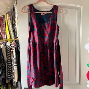 Juicy couture, dress size 4, red and blue